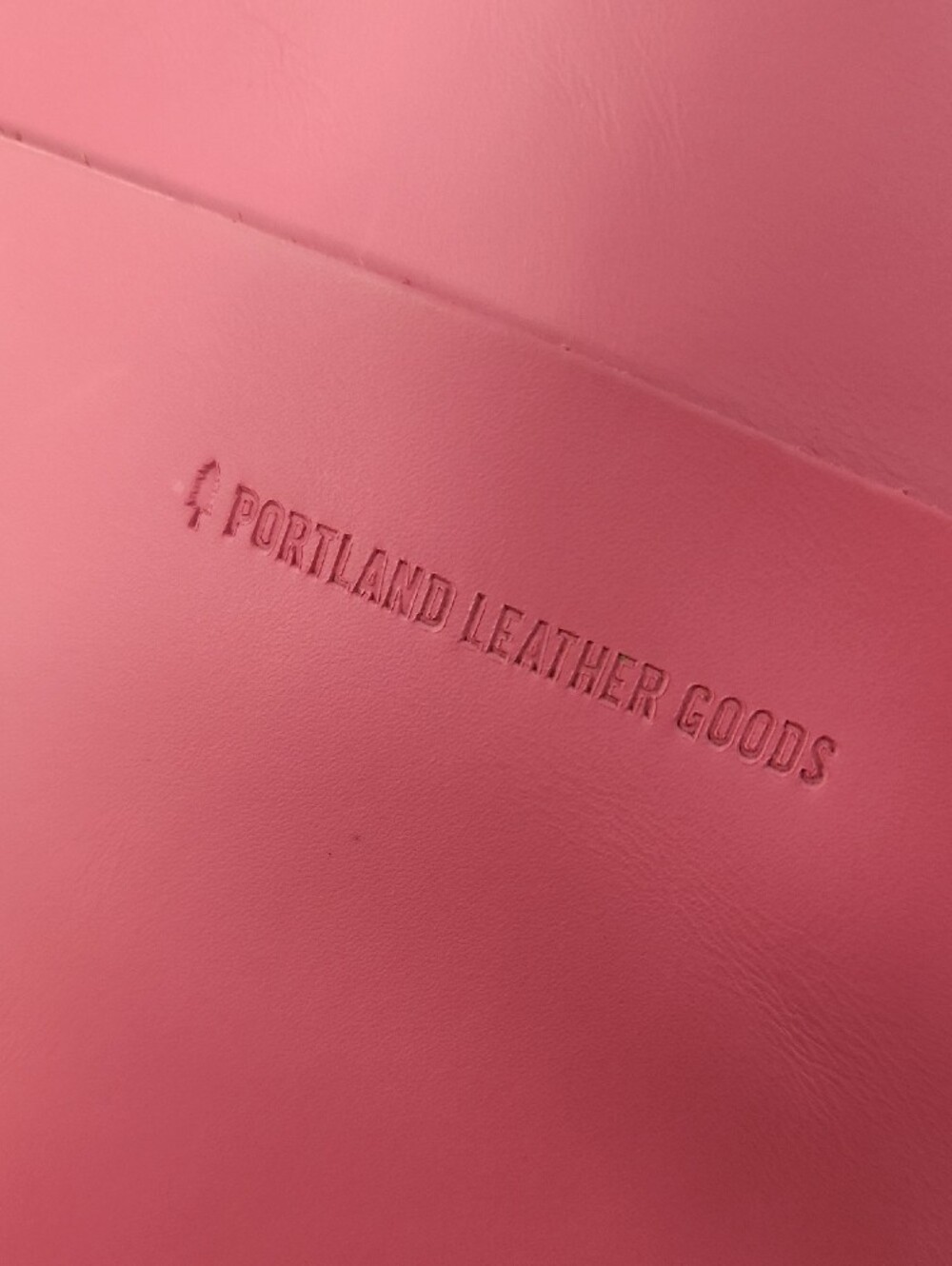 Portland Leather Margot Bubblegum Pink Smooth Leather Tote Crossbody - Picture 7 of 17